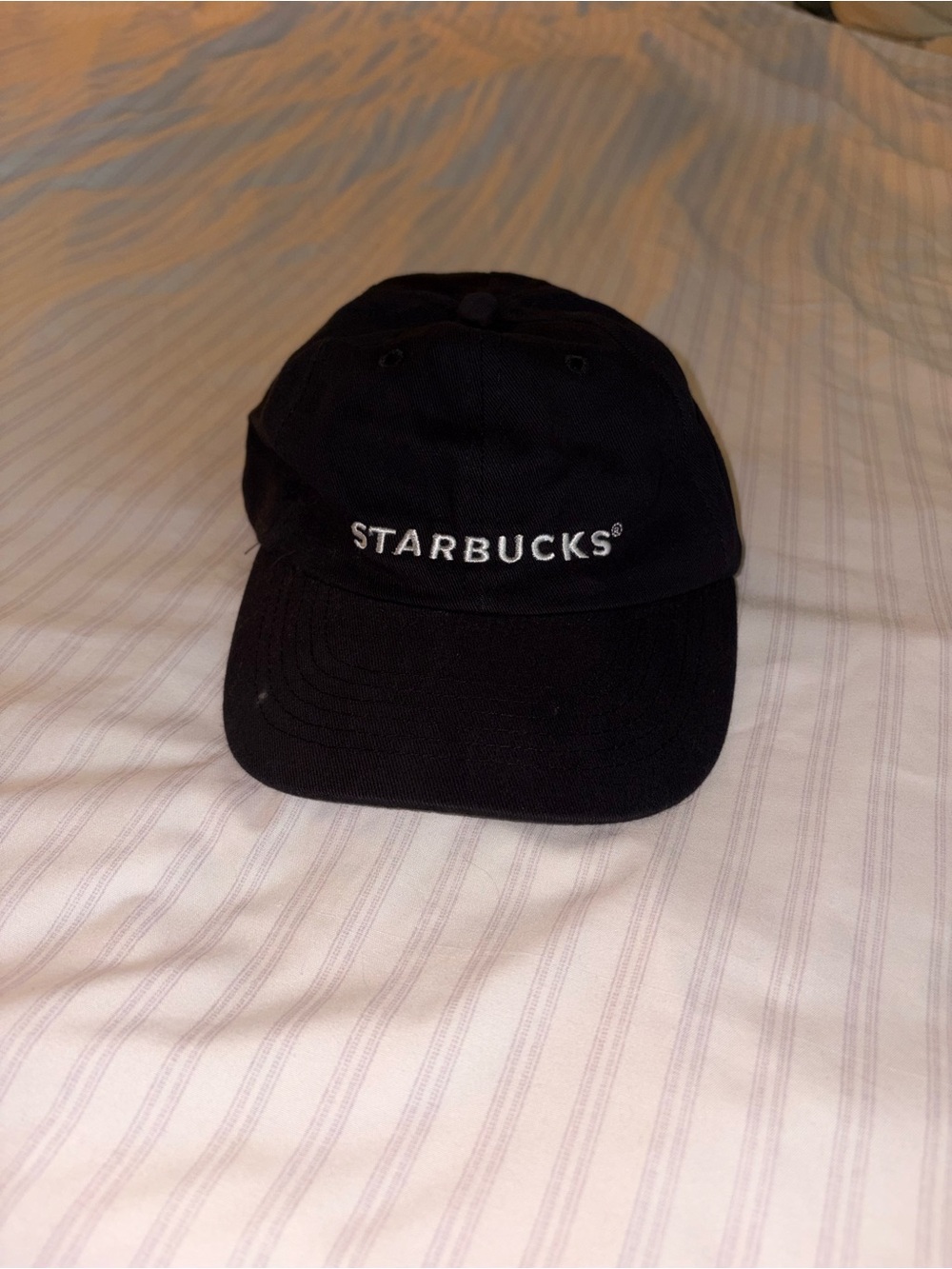 Starbucks Black Embroidered Logo Cap